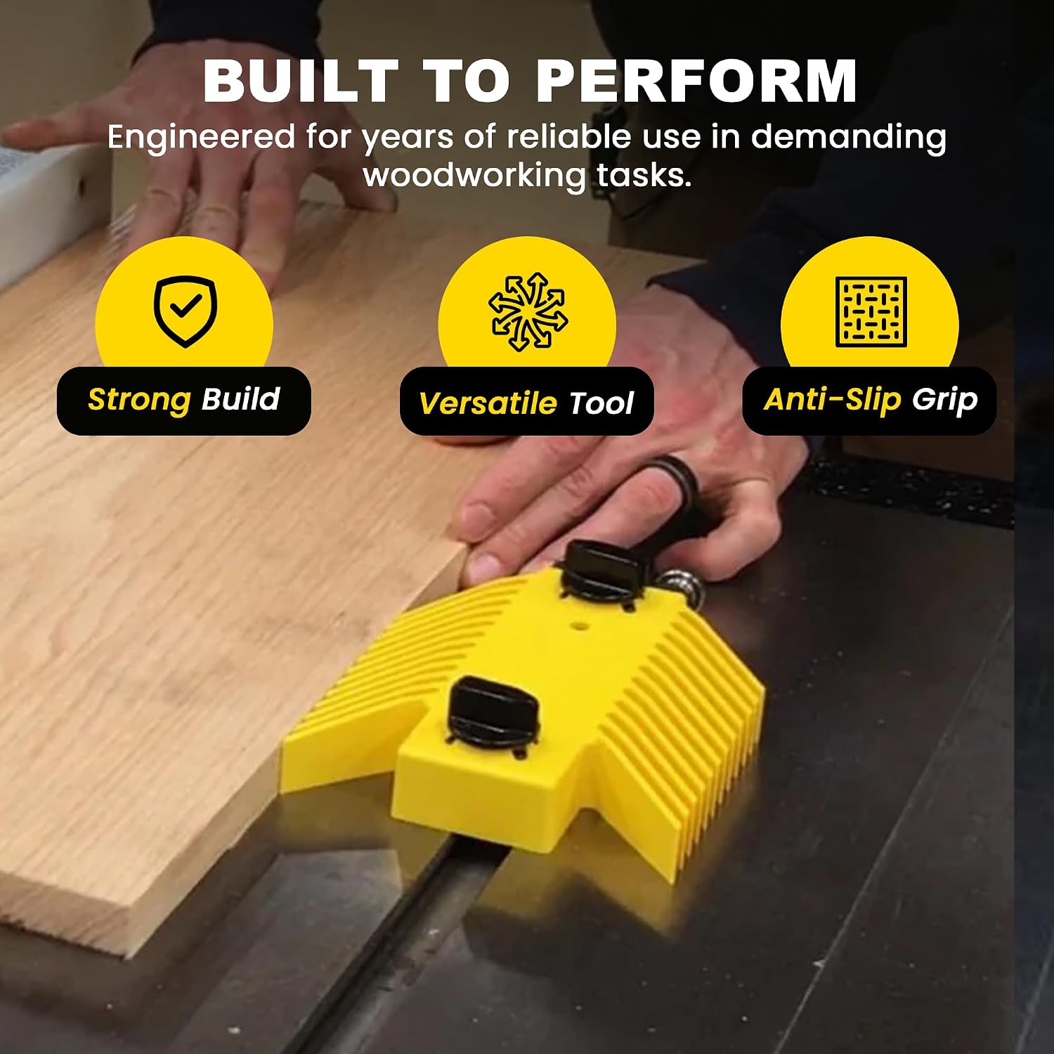 Magswitch Universal Featherboard Pro for Table Saw, Router Table, Band Saw, Woodworking Table Tools Accessories, Model 81101303