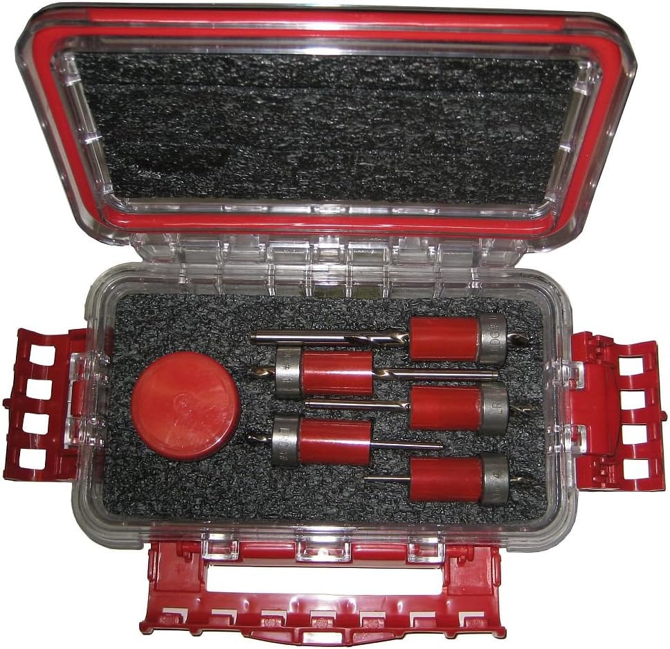 Rivet Removal Tool - HANSON RIVET Drill Guide, Makes Drilling Out Rivets Easy. Comes with Guides for 3/32', 1/8', 5/32', 3/16' & 1/4' Rivets