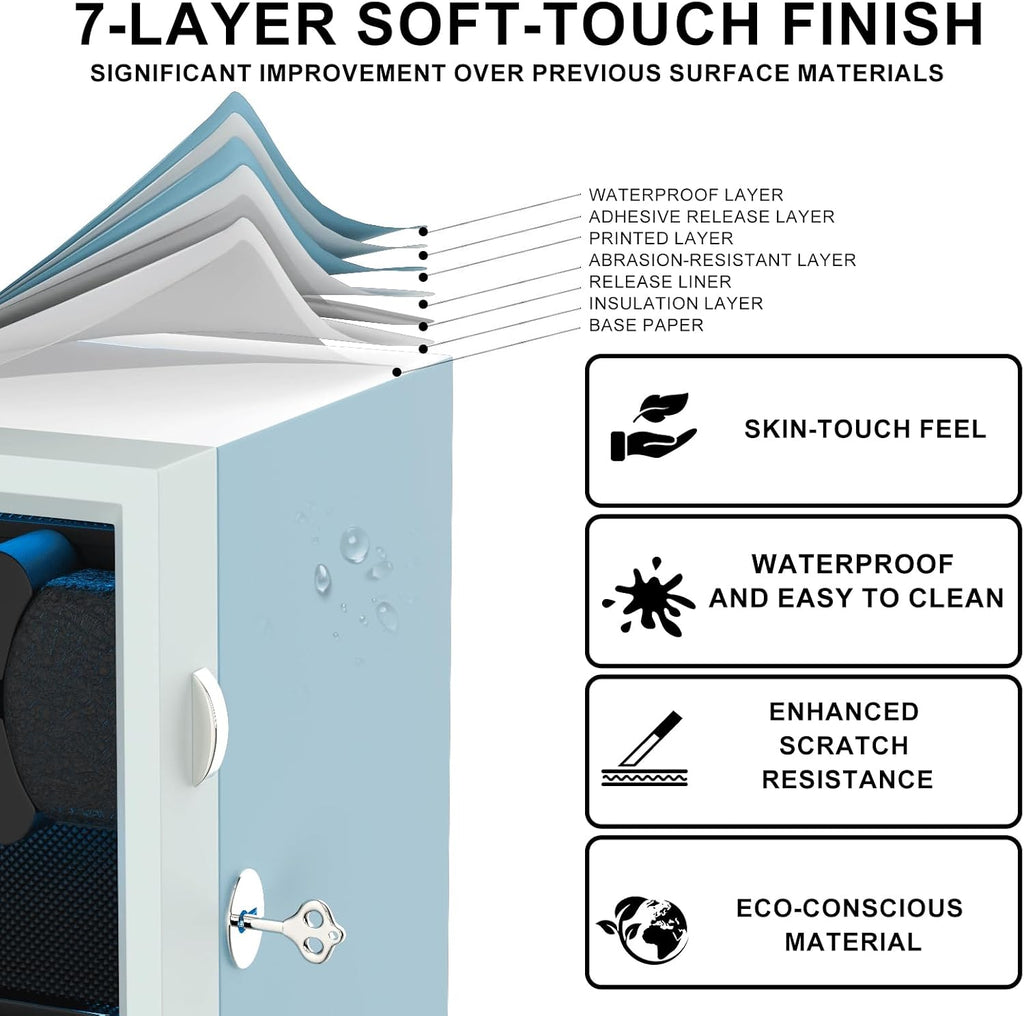 XTELARY Lockable Automatic Watch Winder - 4/6/8/12 Watch Storage, 4 Rotation Modes, Quiet Motor, Backlight