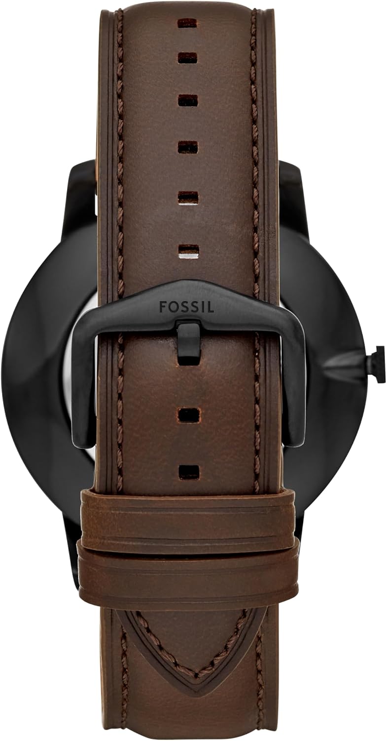 Fossil Men's Minimalist Quartz Stainless Steel Three-Hand Watch for Men