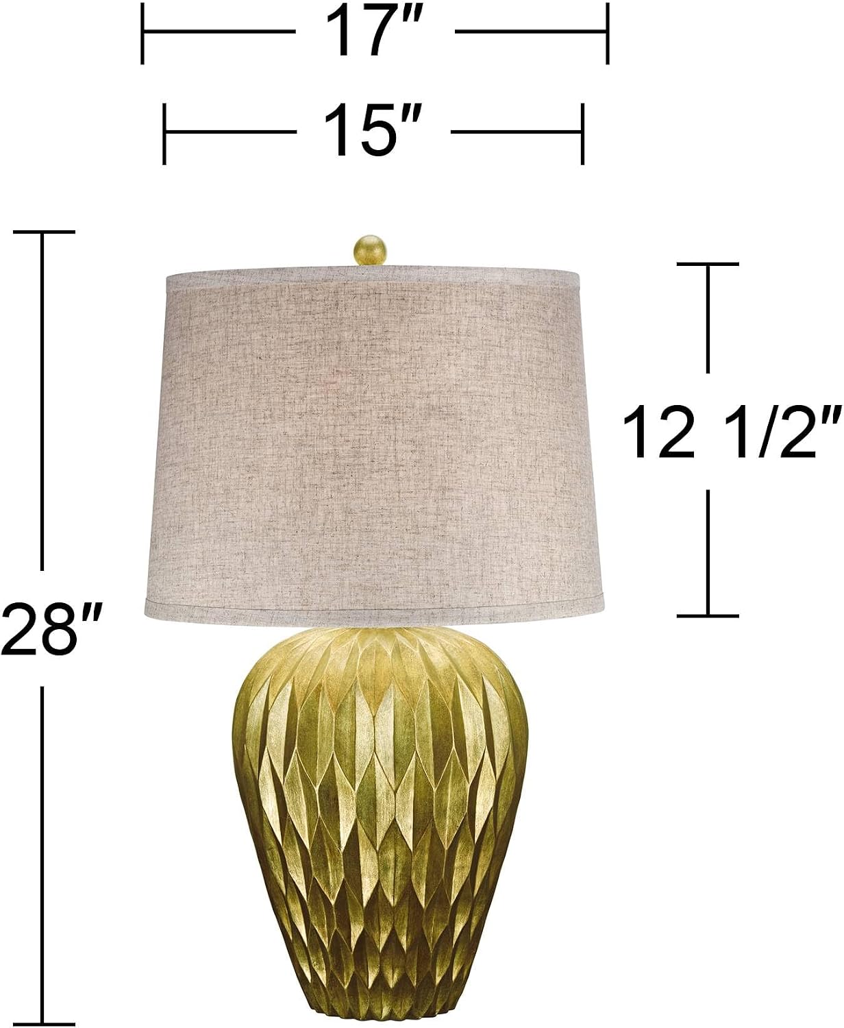 Possini Euro Design Buckhead 28' Tall Urn Modern Table Lamps Set of 2 Brown Bronze Geometric Living Room Bedroom Bedside Nightstand House Office Home Kitchen Entryway Console Family Fabric Shade