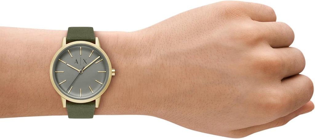 A|X Armani Exchange Men's Watch, Three-Hand Watches for Men