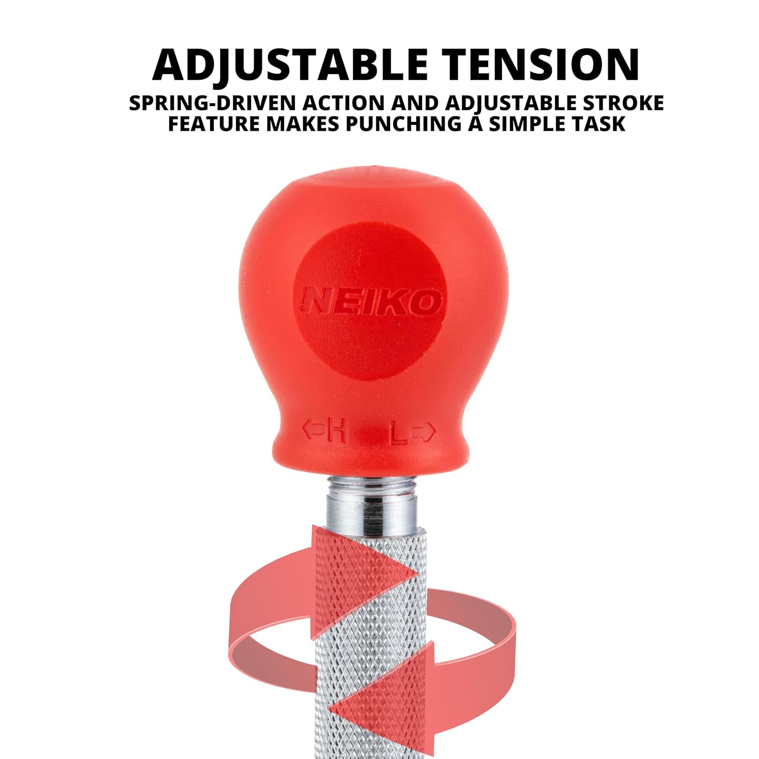 NEIKO 02638A 5-Inch Automatic Center Punch for Metal, Adjustable Impact Spring Loaded Center Punch Tool, Spring Punch, Center Punch Spring Loaded, Auto Center Punch (Pack of 20)