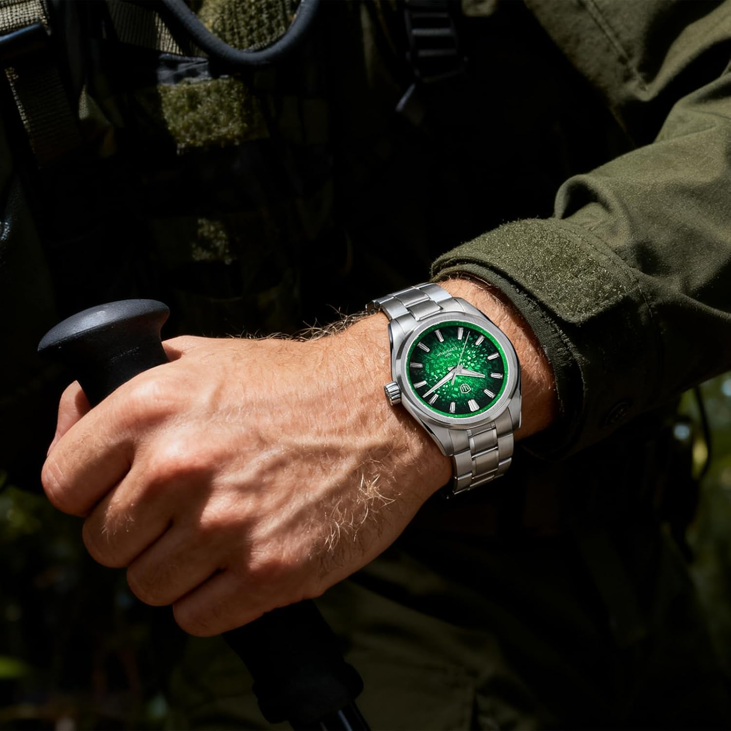 watchdives WD0003C Elementum Original Design Men Watch VH31 Sweep Second Quartz Watch 36mm Sapphire Crystal Luxury Wristwatch 100m Waterproof
