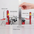 Router Table Coping Sled, Rail Guide Safety Coping Sled Router Table Tenoning Safety Pushing Clamp for Cutting Precise Joints for Cabinet Door Drawer Fronts Carpenters W0odpeckers Woodworking Tools