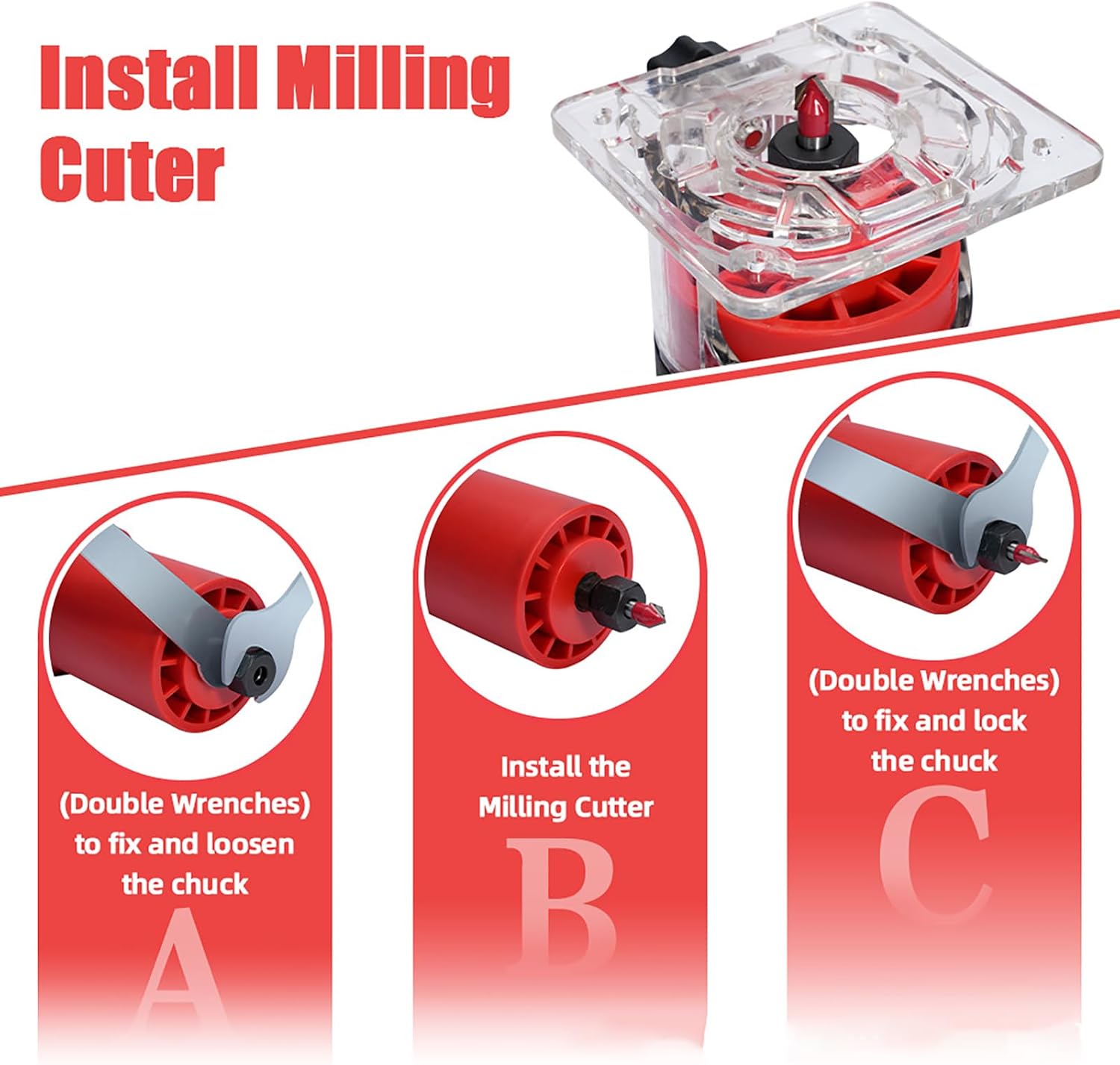 Wood Router,800W Compact Palm Router Tool, 31000RPM Wood Trimmer With 15PCS 1/4' Router Bits, Electric Corded Woodworking Router For Slotting & Trimming