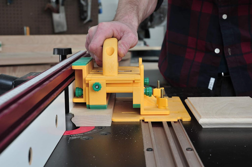 Microjig Grr-ripper Advanced (2-Pack) with MicroDial Tapering Jig | For Table Saws, Router Tables, Jointers, and Band Saws | For DeWalt/Makita/Bosch/Skil/Jet/Powermatic/SawStop and More