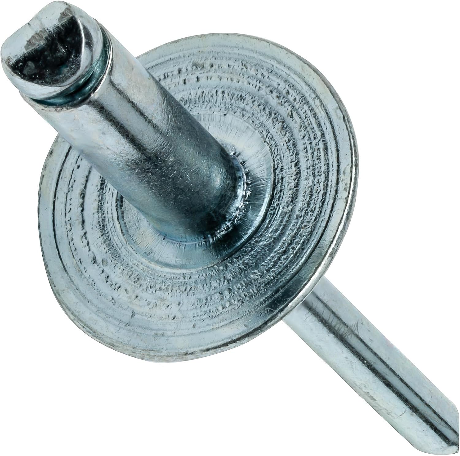 Large Flange Pop Rivets All Steel Dome Head Blind Rivet Size (6-4) 3/16' x 1/4' Qty 500 Industrial Grade Hardware Fasteners DIY Home Repair Construction Use