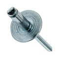 Large Flange Pop Rivets All Steel Dome Head Blind Rivet Size (6-4) 3/16' x 1/4' Qty 1000 Threaded Fasteners for Mechanical Repair Universal Multi-Purpose Replacement Parts