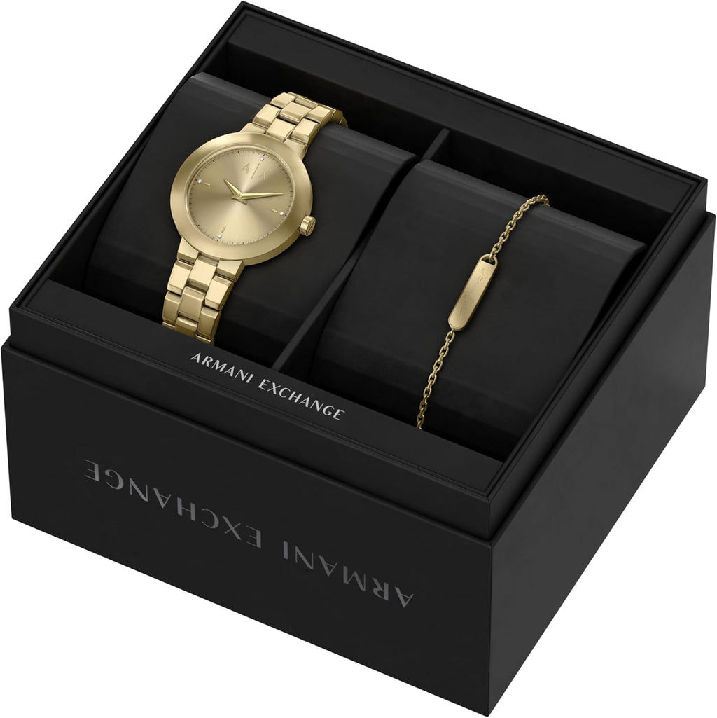 Armani Exchange A|X Women's Watch, Two-Hand Stainless Steel Watch for Women