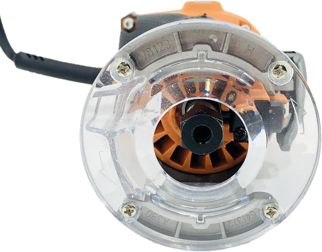 Ridgid 5.5 Amp Corded Compact Power Trim Router With Micro Adjust Dial R24012 (Renewed)