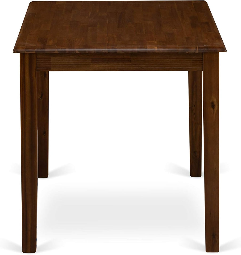 East West Furniture YAT-AWA-T Yarmouth Rectangle Modern Dining Table, 30x48 Inch, Walnut