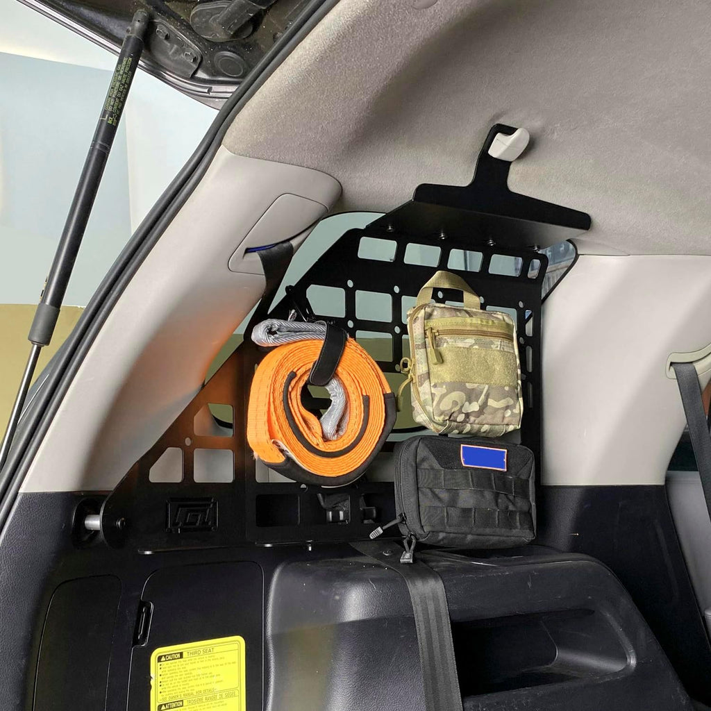 HIGH FLYING for Toyota 4Runner 2010-2024 Car Accessories Modular Storage Molle Panel Shelf System Luggage Carrier Trunk Organizer Aluminum