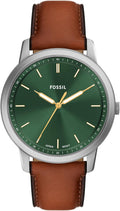 Fossil Men's Minimalist Quartz Stainless Steel Three-Hand Watch for Men