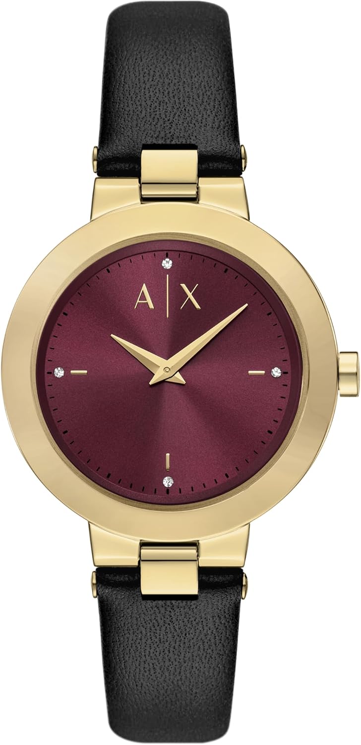 Armani Exchange A|X Women's Watch, Two-Hand Stainless Steel Watch for Women