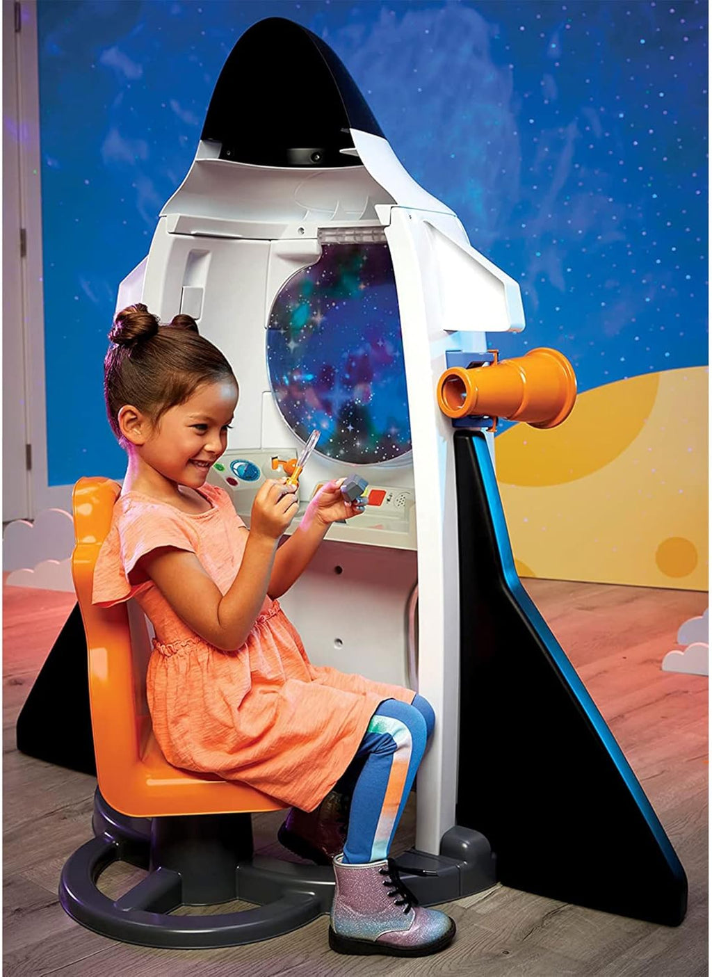 Little Tikes Adventure Rocket Realistic Space Astronaut Pretend Role Play for Kids, Boys, Girls, 2-6 Years Old