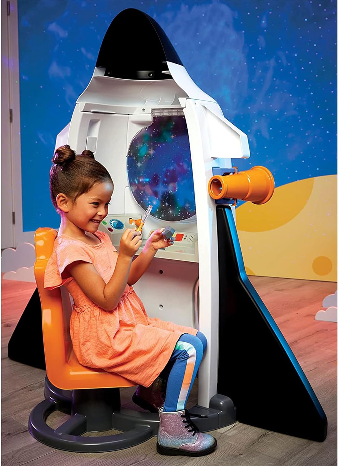 Little Tikes Adventure Rocket Realistic Space Astronaut Pretend Role Play for Kids, Boys, Girls, 2-6 Years Old