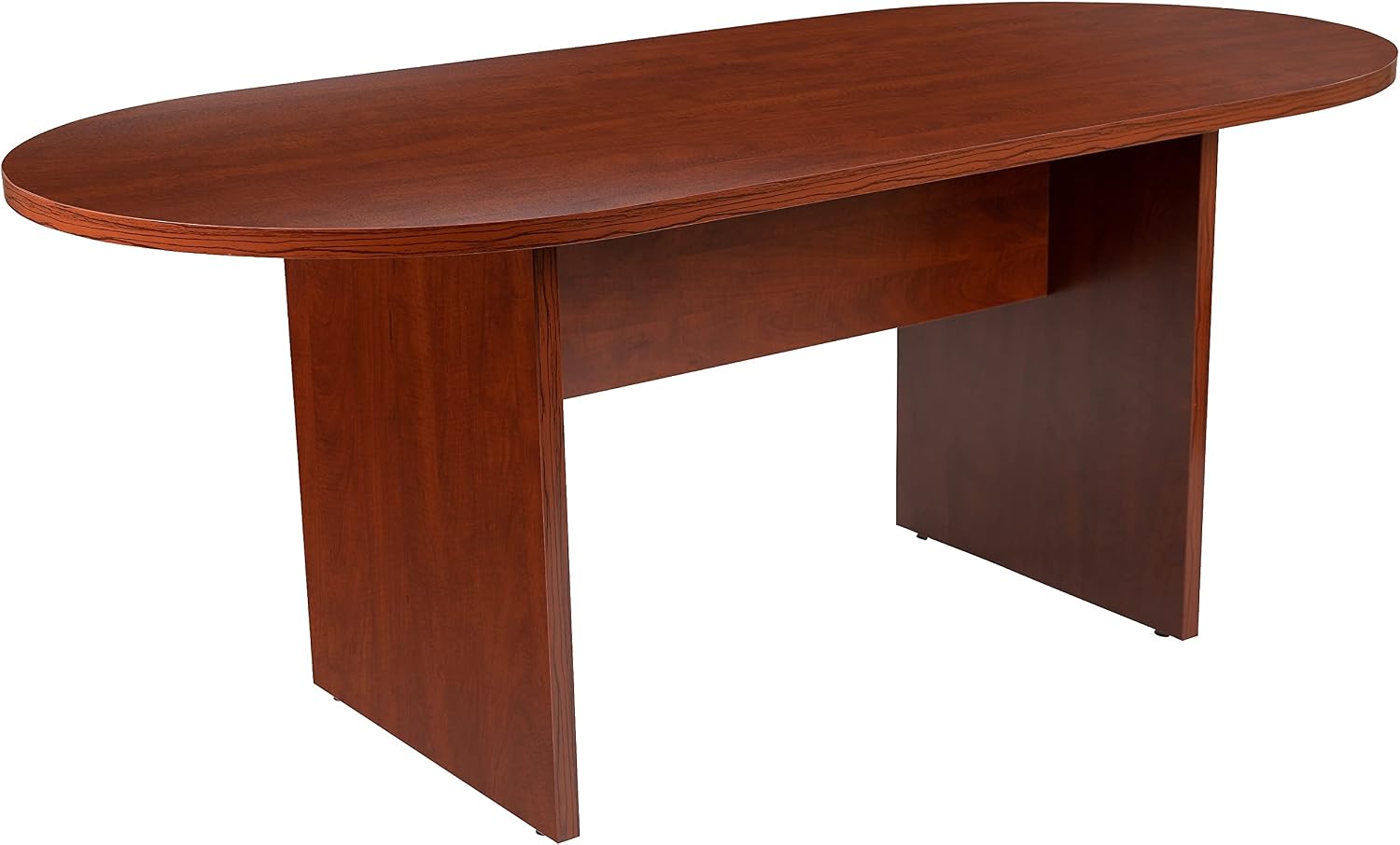 Flash Furniture Jones 6 Foot (72 inch) Oval Conference Table in Cherry