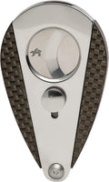 Xikar Xi3 Cigar Cutter, 440 Stainless Steel Blades with Rockwell C Rating of 57, Unique Teardrop Shape, Carbon Fiber