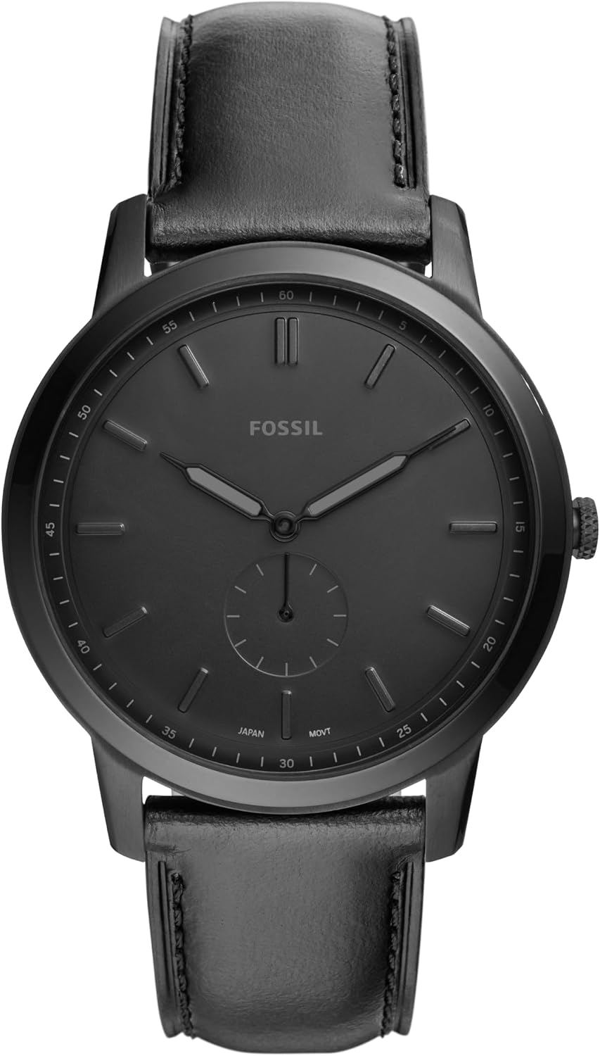 Fossil Men's Minimalist Quartz Stainless Steel Three-Hand Watch for Men