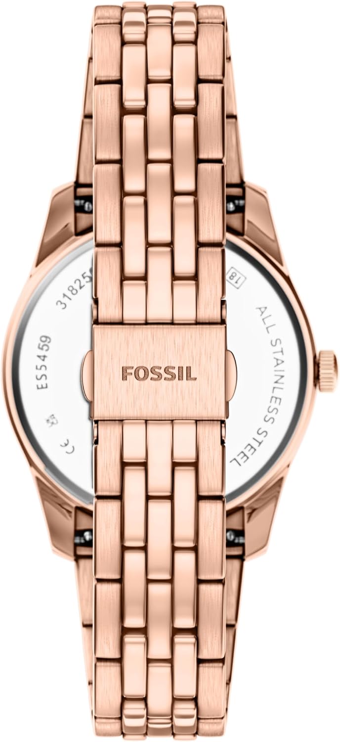 Fossil Women's Watch, Scarlette Quartz Stainless Steel Three-Hand Watch for Women