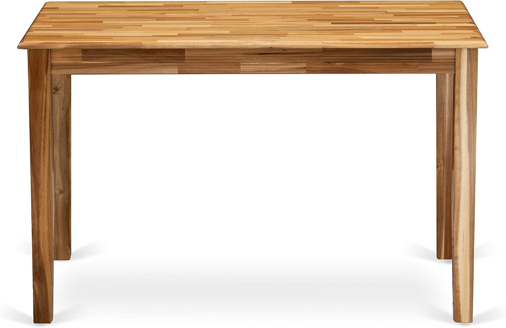 East West Furniture YAT-ANA-T Yarmouth Rectangle Kitchen Dining Table, 30x48 Inch, Natural