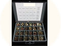 Grade 8 Hardware Hex Head Bolts, Nuts & Washers 490pc 1/4' inch 5/16' 3/8' & 1/2' USA Hardware Fastener Kit Set RV8898S