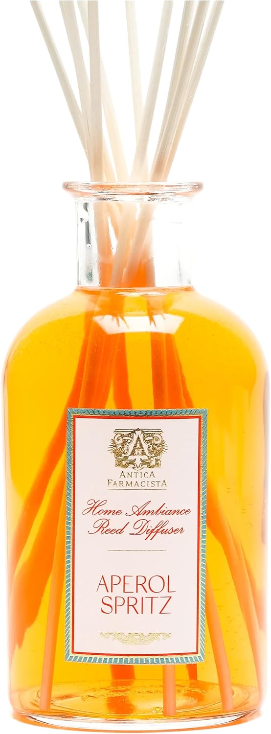 Antica Farmacista Home Ambiance Diffuser - Long-Lasting Reed Scent Diffuser - Luxury Room Freshener Gift - Aperol Spritz, 16.9 fl oz