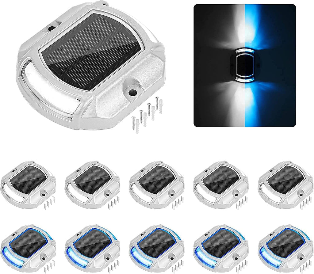 VOLISUN 24 Pack, Solar Driveway Dock Deck Lights