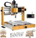 LUNYEE 3018 PRO MAX CNC Machine 500W All-Metal CNC Router Machine 3 Axis Limit Switches & Emergency-Stop with GRBL Offline Control for Cutting Wood Acrylic MDF Plastic, Working Area: 300 x 180 x 80mm