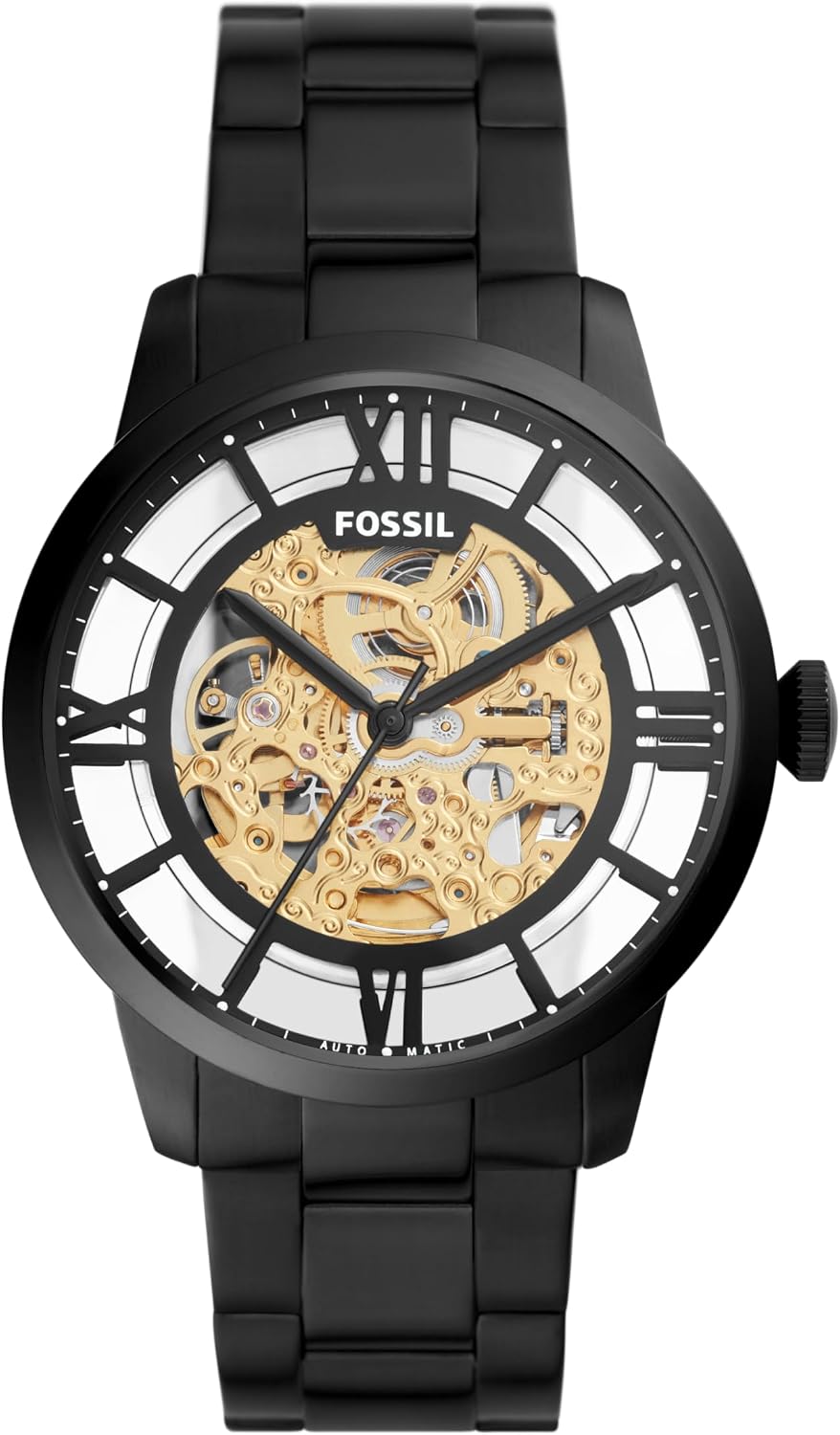 Fossil Men's Watch, Townsman Automatic Stainless Steel Watch for Men