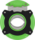 XIKAR Enso Cigar Cutter, Synchronized Double-Guillotine Stainless Steel Blades, Planetary Gear System, Green