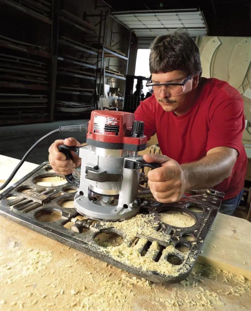 Milwaukee Compact Router, 22,000 Rpm, 15 Amp, 3-1/2 HP, 120V Fixed-Base Production Router 5625-20