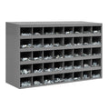 Titan Industrial Supply-3610 Piece Grade-5 Zinc Plated Bolt Nut and Washer Assortment Hex Head Cap Screws Flat and Lock Washers Hex Nuts with 40 Hole Bin 1/4-20 to 5/8-11