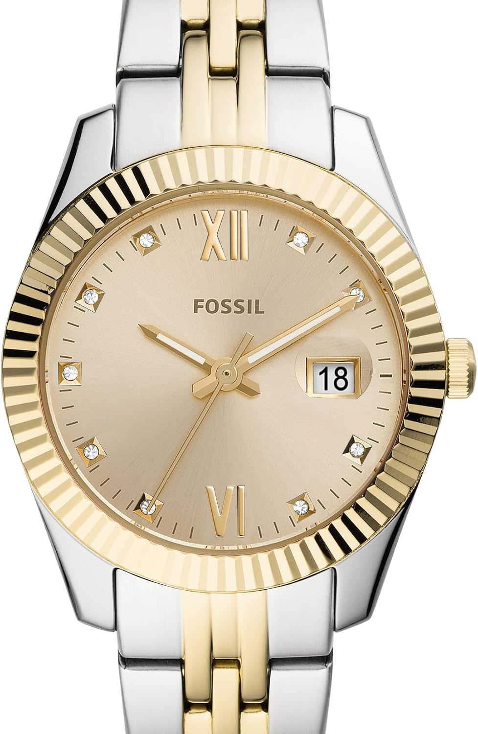 Fossil Women's Watch, Scarlette Quartz Stainless Steel Three-Hand Watch for Women