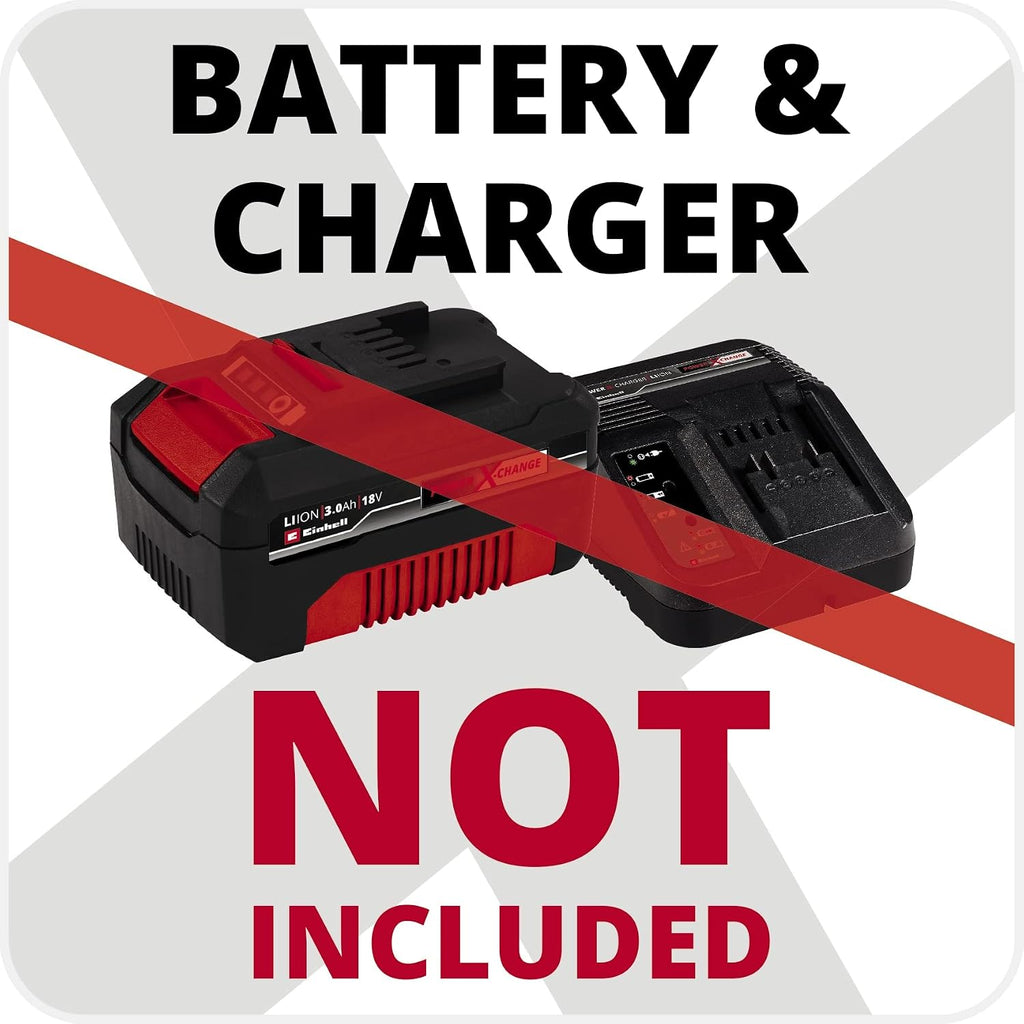 Einhell Power X-Change 18V Cordless Wood Router Tool - Brushless Motor, 35mm Stroke Height, Fine Depth Adjustment - TP-RO 18 Li BL Router Woodworking - Battery and Charger Not Included