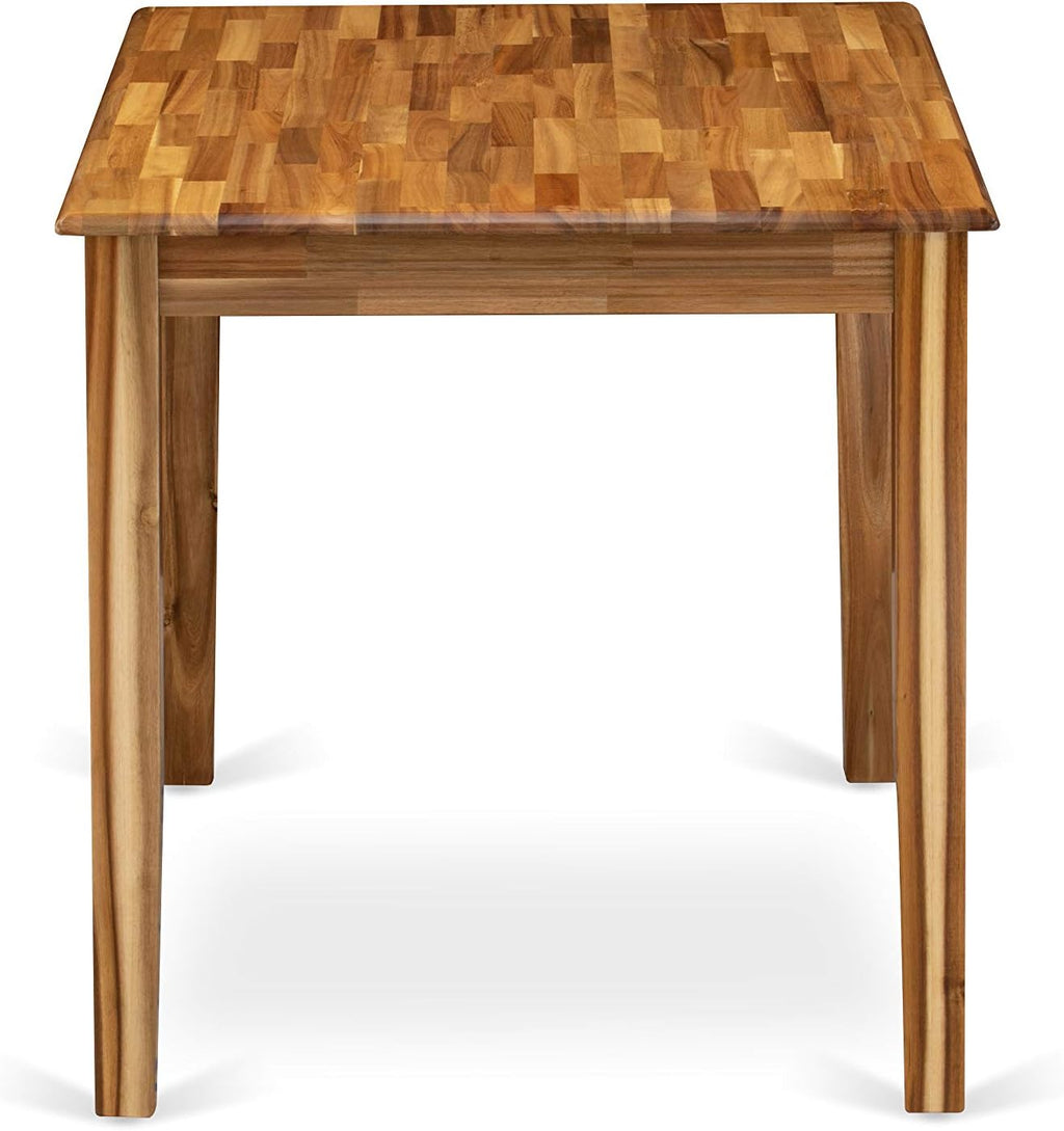 East West Furniture YAT-ANA-T Yarmouth Rectangle Kitchen Dining Table, 30x48 Inch, Natural