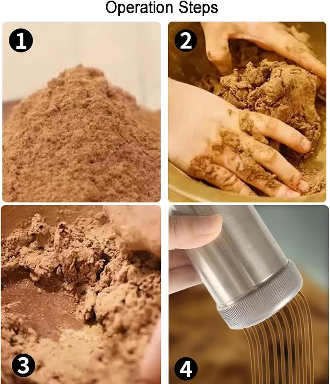Manual Stick Incense Making Machine, Buddha Incense/Clay Extruder, with 3 Different Sized Mould Plates(2/2.5/3mm), for DIY Fragrance Accessory