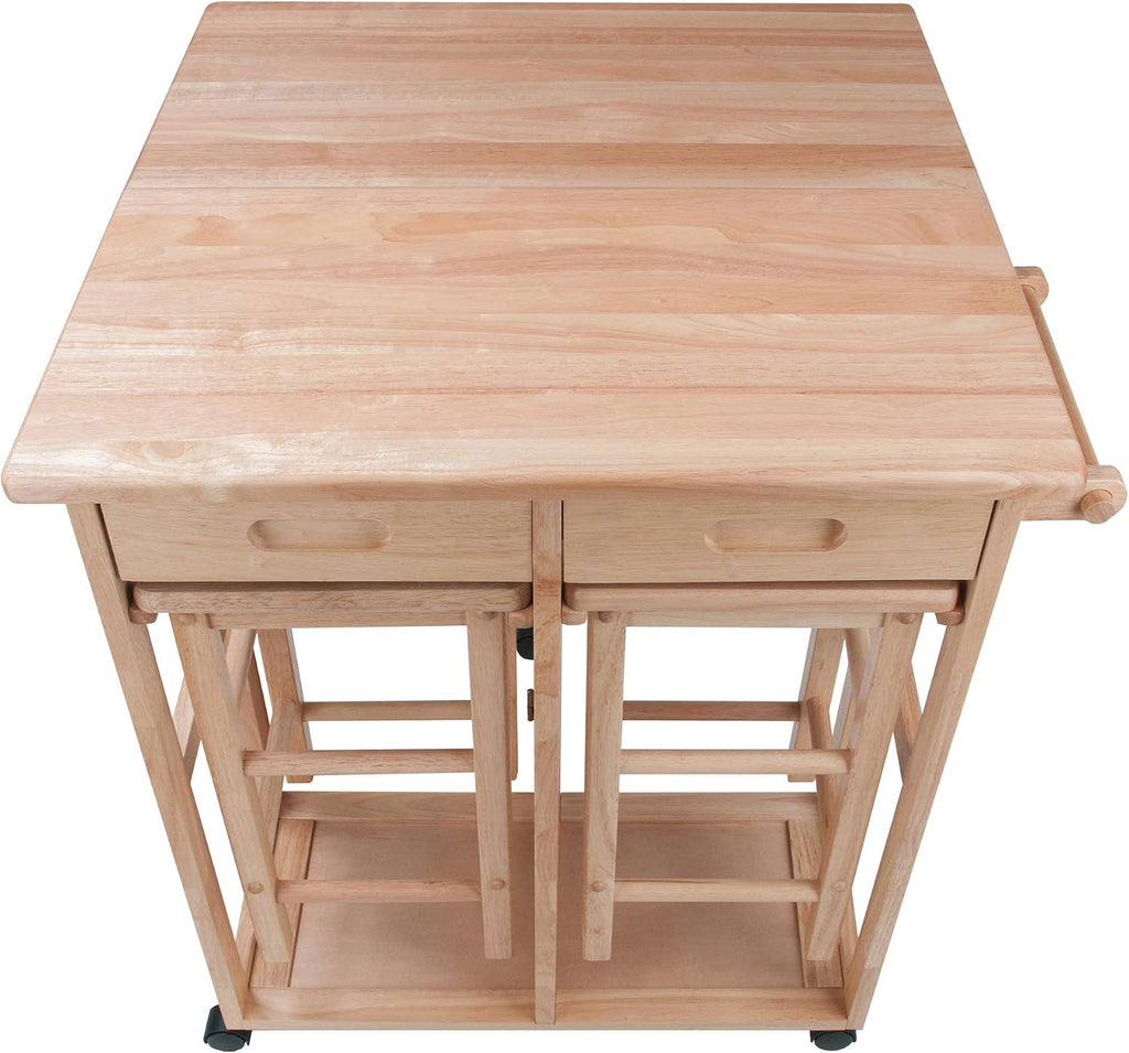 Winsome Wood Suzanne Kitchen, Square, Natural, Beech
