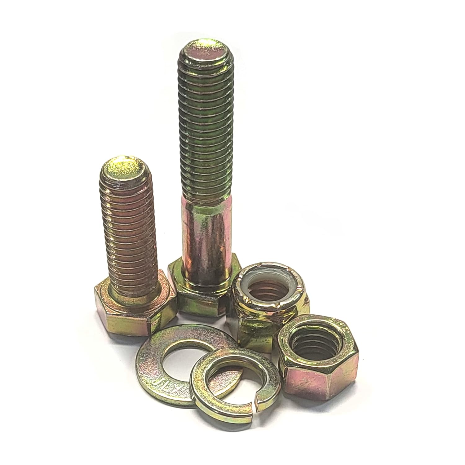 Titan Industrial Supply- 1275 Piece Grade 8 Coarse Thread Fastener Assortment- Hex Cap Screws, Hex Nuts, Flat Washers & Lock Washers-Fasteners Only