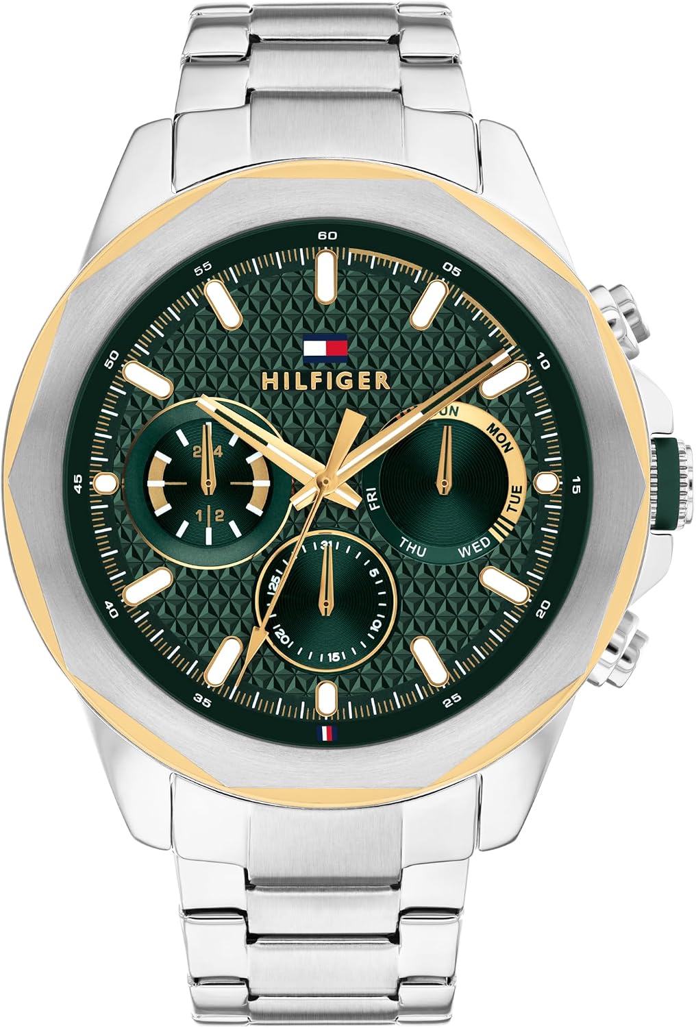 Tommy Hilfiger Men's Multifunction Quartz Watch – Stainless Steel Case, 5 ATM Water Resistant, Urban Style Timepiece, Gift for Him