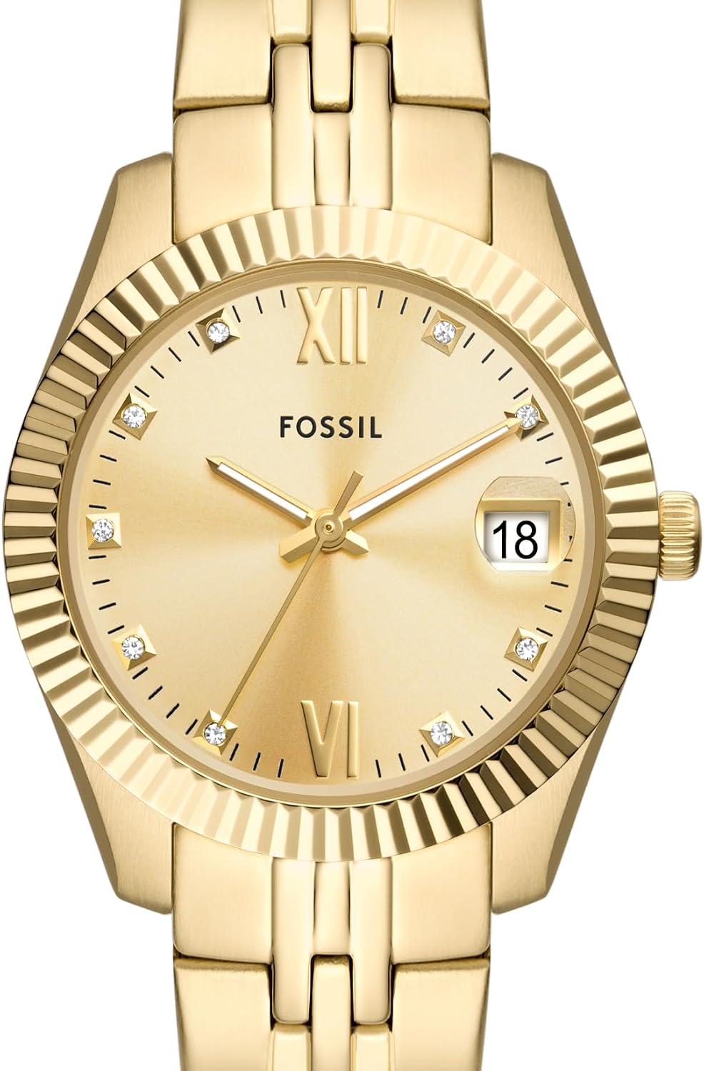 Fossil Women's Watch, Scarlette Quartz Stainless Steel Three-Hand Watch for Women
