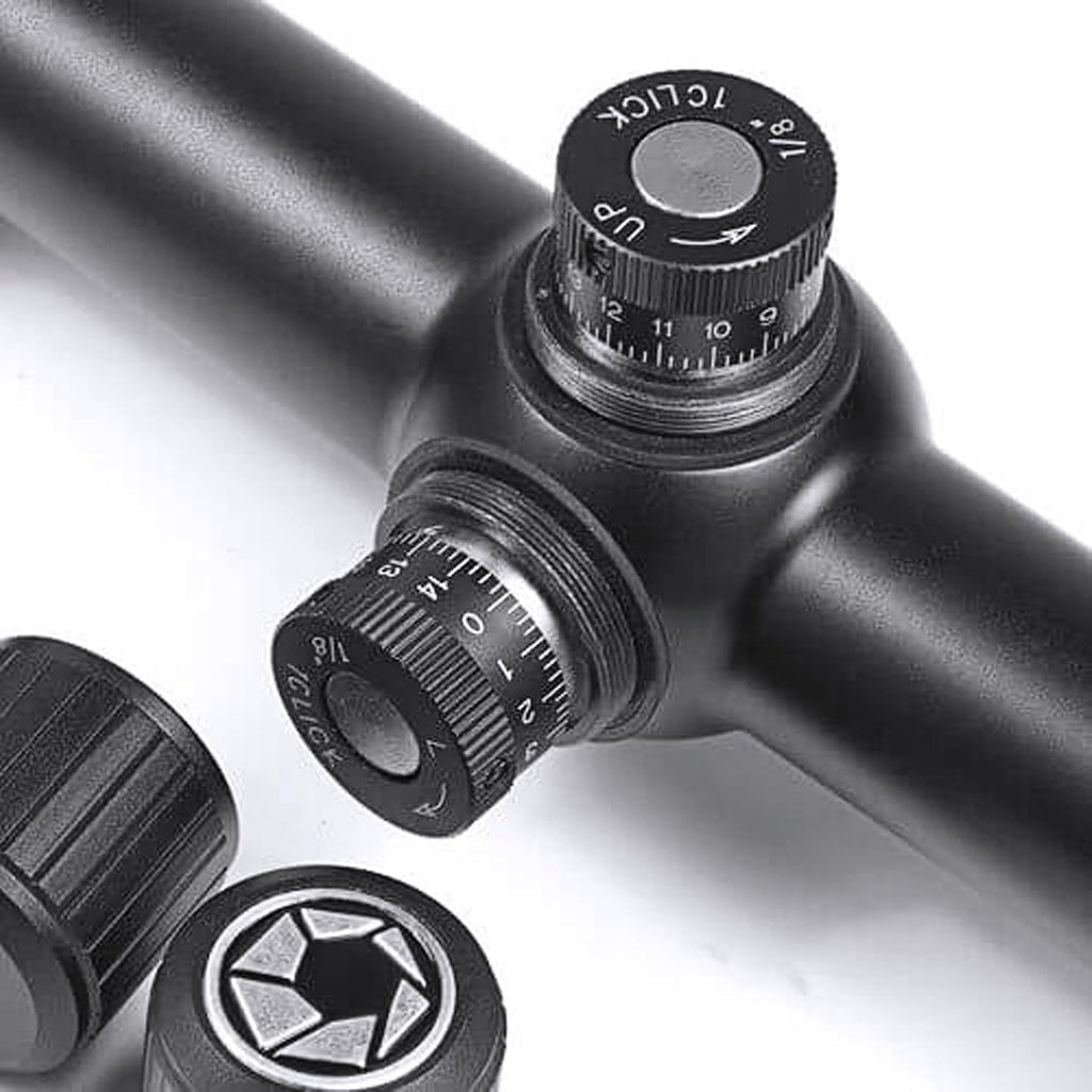 Varmint Crosshair Reticle Precision Riflescope with Adjustable Objective & Fully-Multi Coated Optics for Accurate Long-Range Shooting Hunting