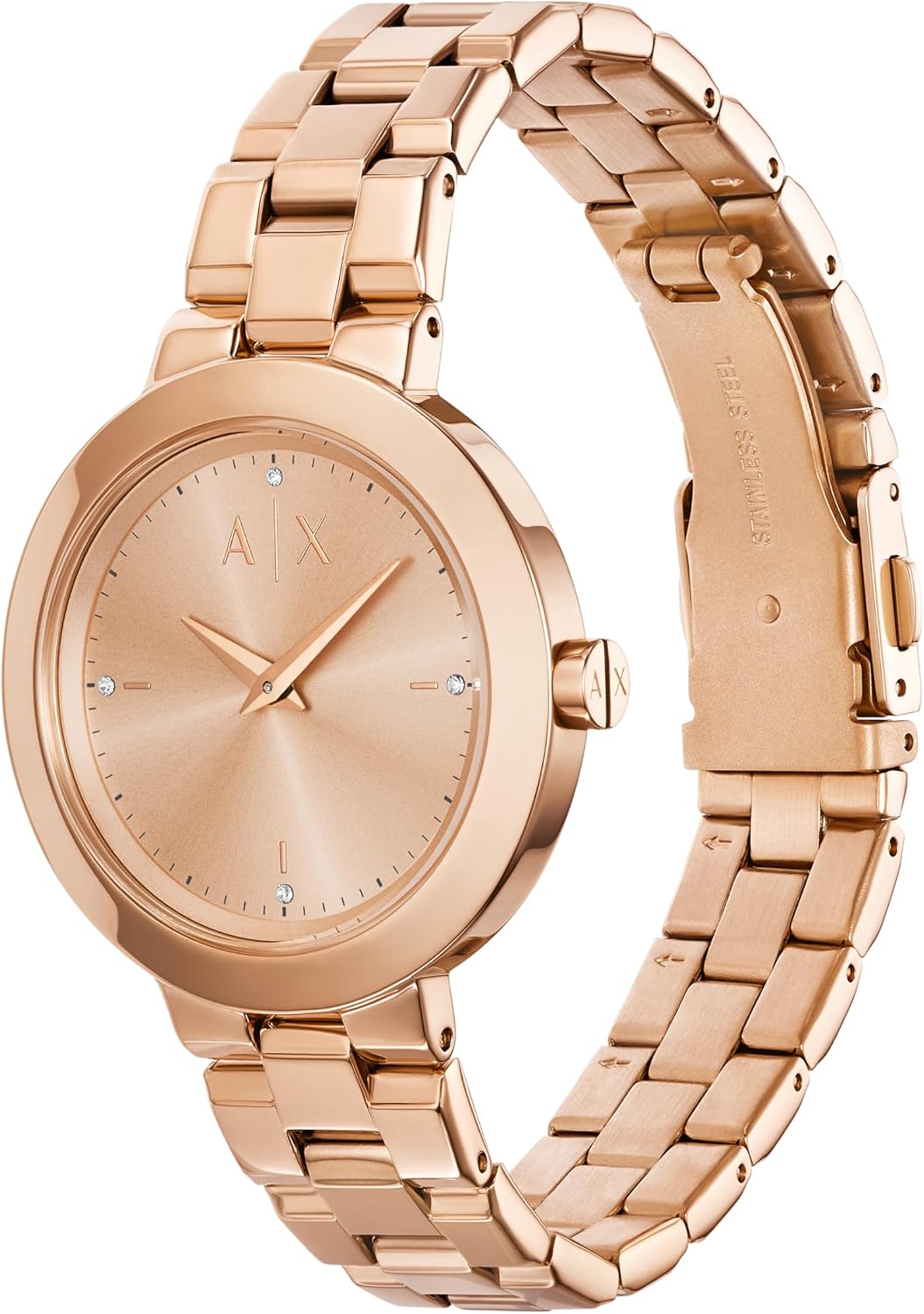 Armani Exchange A|X Women's Watch, Two-Hand Stainless Steel Watch for Women