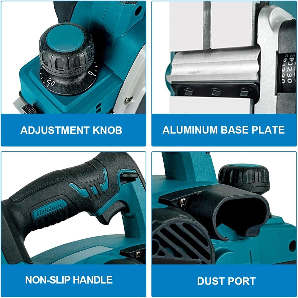Electric Planer, Cordless Wood Electric Planer Electric Router Trimmer Wood Milling Engraving Slotting