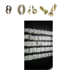 Grade 8 Bolt Nut & Washer Assortment Kit 1368pcs 1/4' inch Thru 1/2' up to 6' Long Hardware Fastener Kit Set RV9287S