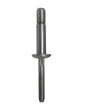 1/4' Dia. All Steel Interlock HIGH Strength Rivet, PROTRUDING Head, with A .080 -.375 Grip Range (Pack of 1,000 Pieces)