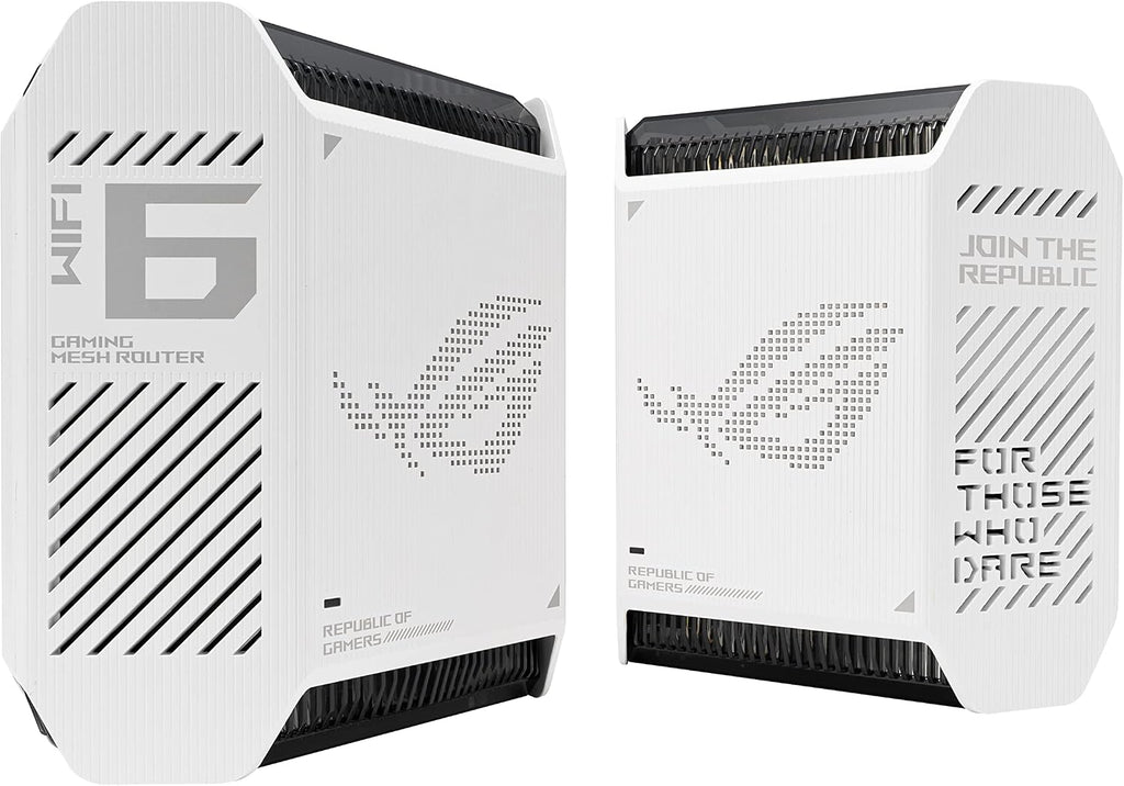 Asus Rog Rapture Gt6 (W-2-Pk) Tri-Band (2.4 Ghz / 5 Ghz / 5, W128282151 (Tri-Band (2.4 Ghz / 5 Ghz / 5 Ghz) Wi-Fi 6 (802.11Ax) White 4 Internal)