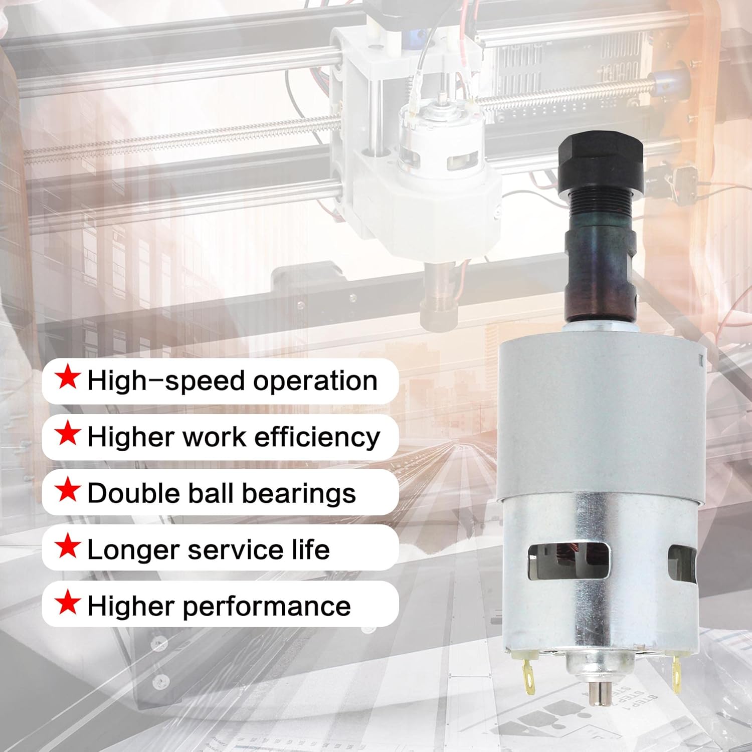 RATTMMOTOR Upgrade 3018-PRO CNC Wood Router Machine Kit 3 Axis GRBL DIY Mini CNC Engraver Milling Machine+Emergency Stop and Limit Switch for Cutting Plastic Acrylic PVC PCB Wood