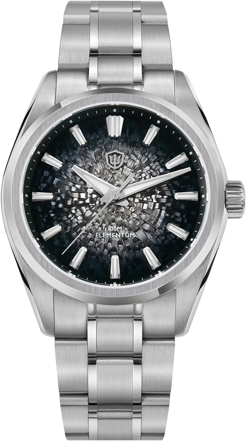 watchdives WD0003C Elementum Original Design Men Watch VH31 Sweep Second Quartz Watch 36mm Sapphire Crystal Luxury Wristwatch 100m Waterproof